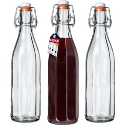 Szklana butelka z korkiem Tore 1000 ml, 3