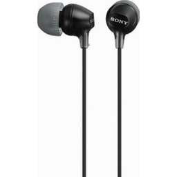 Sony MDR-EX15AP słuchawki dokanałowe czarne z mikrofonem