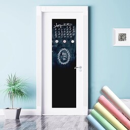 WALPLUS naklejka ścienna tablica, winylowa wielokolorowa, 5 x