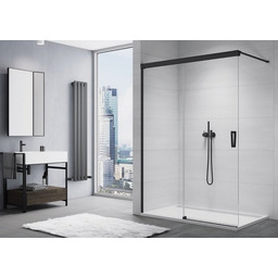 SanSwiss Cadura Black Line kabina Walk in 150cm