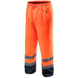 NEO TOOLS SPODNIE ROBOCZE OSTRZEGAWCZE WODOODPORNE; POMARAŃCZOWE