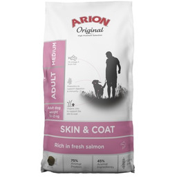 Arion original skin&coat med sucha karma dla psa