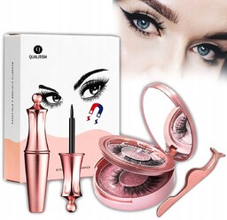 Melo, Rzęsy Magnetyczne Sztuczne, Pęseta Eyeliner, 7 Par