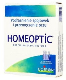 HOMEOPTIC krople do oczu, 10 ampułek