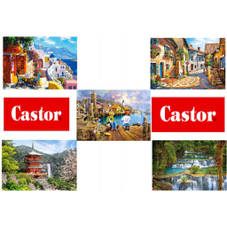 Puzzle 1000 Castorland 5 pięknych wzorów