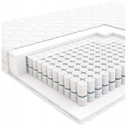 Materac Kieszeniowy Step Hilding 120x200 cm Antyalergiczny Pokrowiec