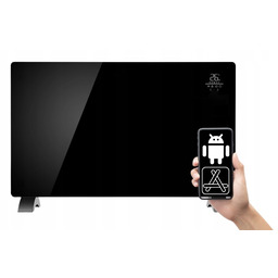 Grzejnik Elektryczny Szklany Konwektorowy 2500W Energooszczędny Led WiFi