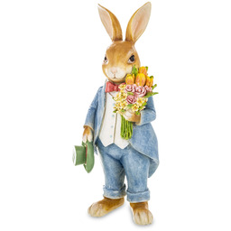 Figurka dekoracyjna wielkanocna królik 25,5x10,5x10 175121
