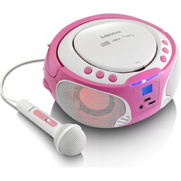 Radioodtwarzacz Lenco SCD-650 Pk CD Usb Różowy