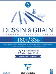 Clairefontaine 96620C Blok rysunkowy klejony Dessin a Grain