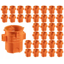 Puszka Elektryczna Głęboka z Wkrętami Podtynkowa Szeregowa 80mm