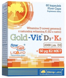 OLIMP LABS Gold-Vit D3 2000 + K2 suplement