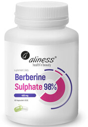 ALINESS Berberine Sulphate 98% 400mg 60vegcaps