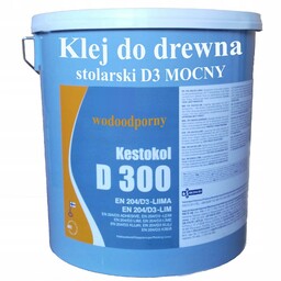 Klej do drewna D3 stolarski wodoodporny MOCNY4.5KG