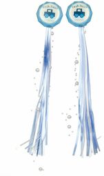 Serpentynka PD-03 wstążki ozdobne do roweru błękitne para