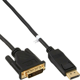 InLine kabel DisplayPort / konwerter DVI, czarny, 5m