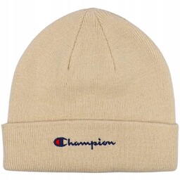 Czapka Zimowa Unisex Champion Beżowa 806064-Es057 Na Zimę