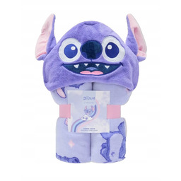 Koc kocyk narzuta z kapturem Disney Stitch &