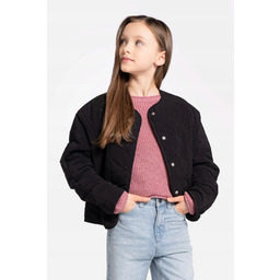 Kurtka Przejściowa Dziewczęca Czarna Bomberka 146 Coccodrillo WC5