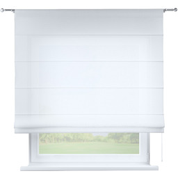 Roleta rzymska Torino, prześwitujący biały, Romantica