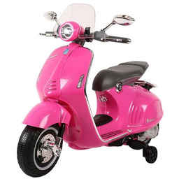 SUN BABY Motorek elektryczny Scooter Vespa Różowy