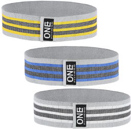 GUMY DO ĆWICZEŃ ONE FITNESS HB001 SET 3w1