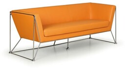 Sofa NET, 3-osobowa, pomarańczowa