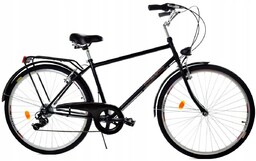 Rower miejski męski z przerzutkami DALLAS BIKE 28