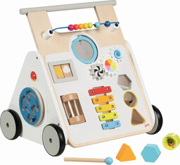 Wielofunkcyjny chodzik drewniany Kiddy Cruiser Goki 59961 pchacz