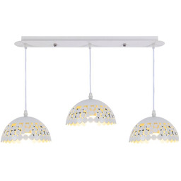 Milagro Lampa wisząca LISA WHITE 3xE27