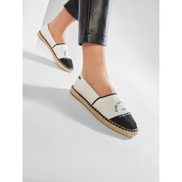 Espadryle KARL LAGERFELD KL80108 Biały