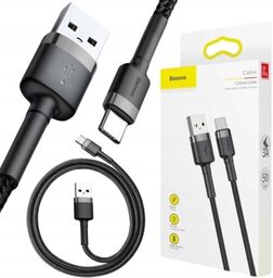 Baseus Cafule Cable nylonowy kabel przewód USB /