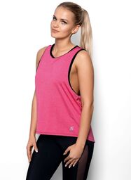 Koszulka Fit Abel Różowo-czarna