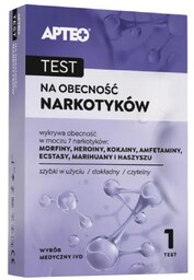 Test na obecność narkotyków APTEO, 1 sztuka