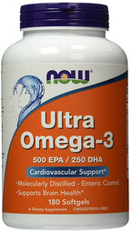 NOW Ultra Omega-3 500 EPA/250 DHA 180caps