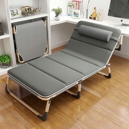 Składane łóżko turystyczne Biznesowe, polowe, kanadyjka Premium 75