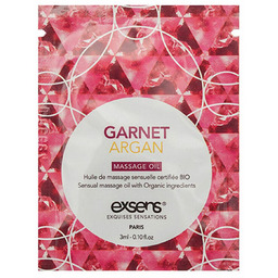 GARNET ARGAN Organic Massage Oil with stones (3