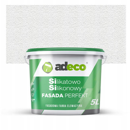 Farba fasadowa silikatowo silikonowa kolor RAL9016 biały beskidzki