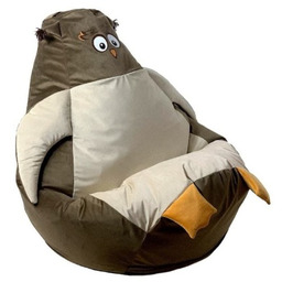 Go Gift Pufa worek sako SOWA brąz-beż L