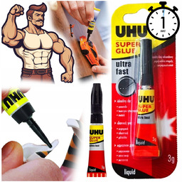 Super Mocny Klej Super Glue W Żelu Skuteczny