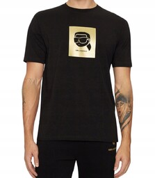 KARL LAGERFELD Koszulka męska t-shirt czarna oryginalna r
