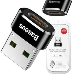 Baseus Uniwersalny adapter przejściówka konwerter 3A z USB