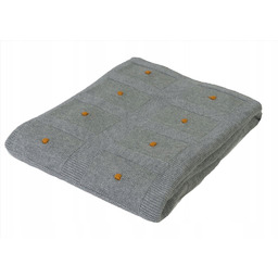 BabyMatex Kocyk Accent bambusowy 80x100cm TB0369_04 grafitowy