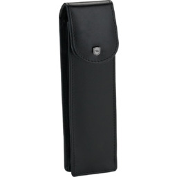 Skórzane etui na pióra i długopisy zatrzask podwójne