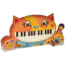 Delikatne pianinko dla dzieci Kotek, BX1025-B.Toys, instrumenty