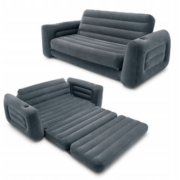 Sofa dmuchana rozkładana duże łóżko materac 2w1 Intex