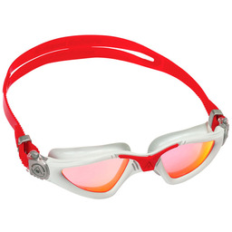 AQUA SPHERE Okularki pływackie KAYENNE czerwone lustrzane