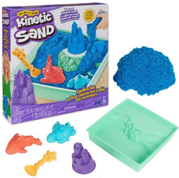 Kinetic Sand - Zestaw Piaskownica niebieski - Spin