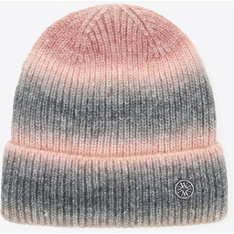 Czapka zimowa damska w stylu ombre różowo -