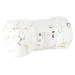 Design 91 Koc narzuta 150x200 Glamo biały
